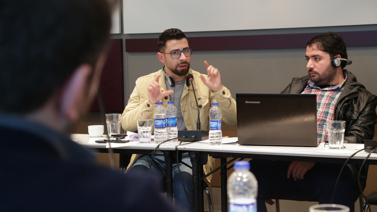 Bannière Ahmed, Activiste Syrien